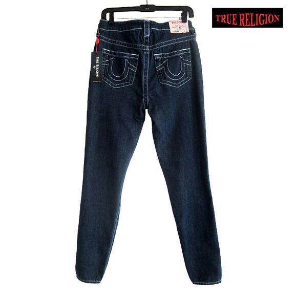 TRUE RELIGION NEW Y2K STELLA Supra-T Stripe Low Rise Skinny Jean 29 - Picture 9 of 12